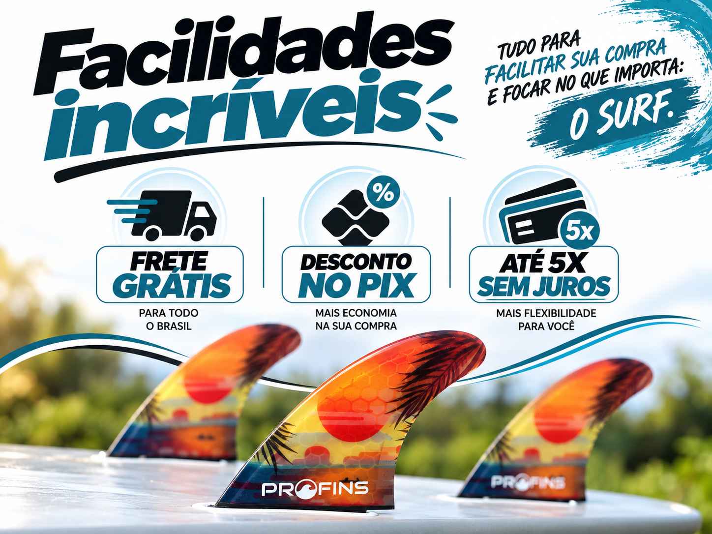Quilhas profins com desconto no pix e frete grátis